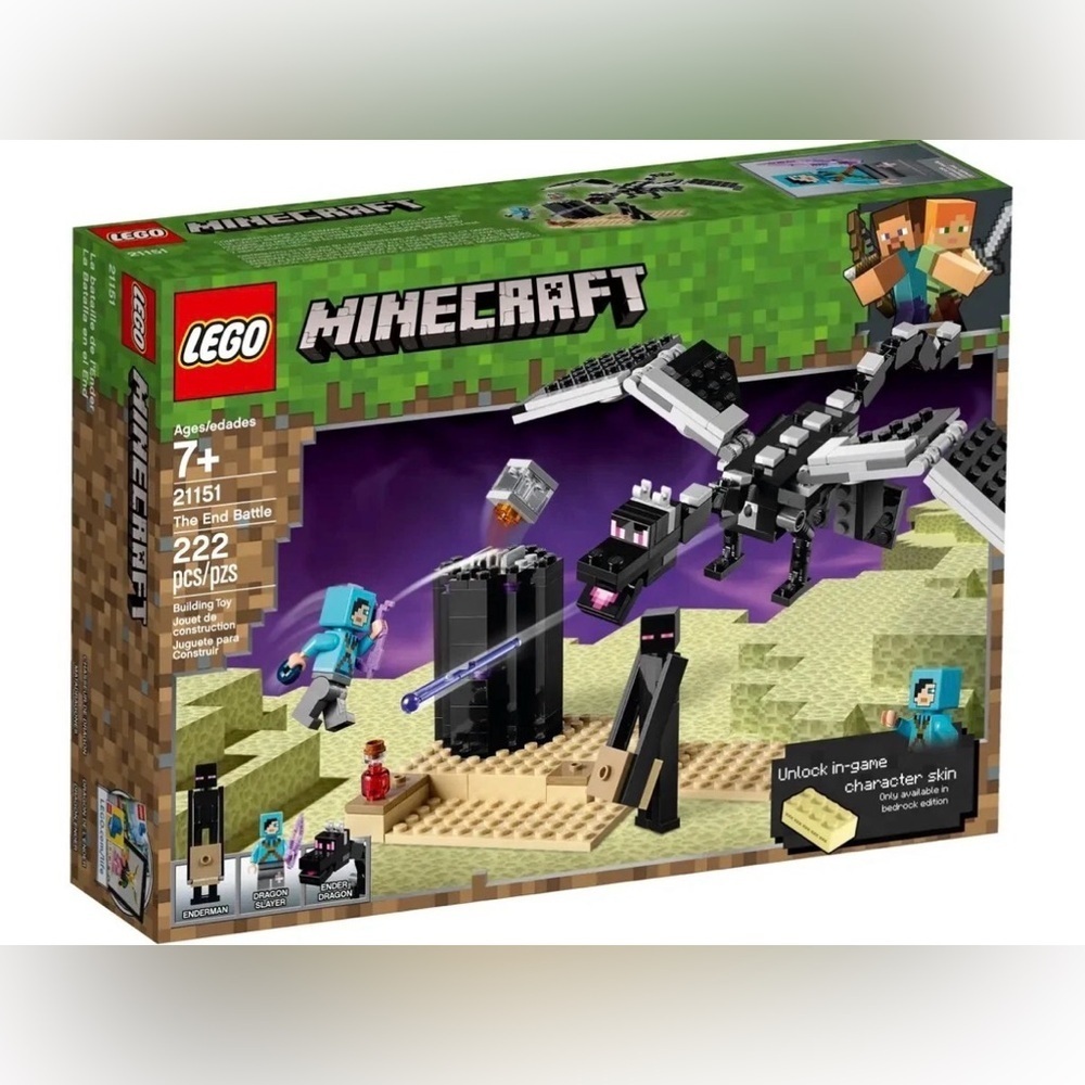 Lego The End Battle 21151 Minecraft Minifiugre Building Set NEW 👈🏻